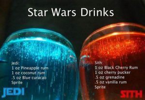 рецепты в стиле Star Wars коктейль The light side of the Force